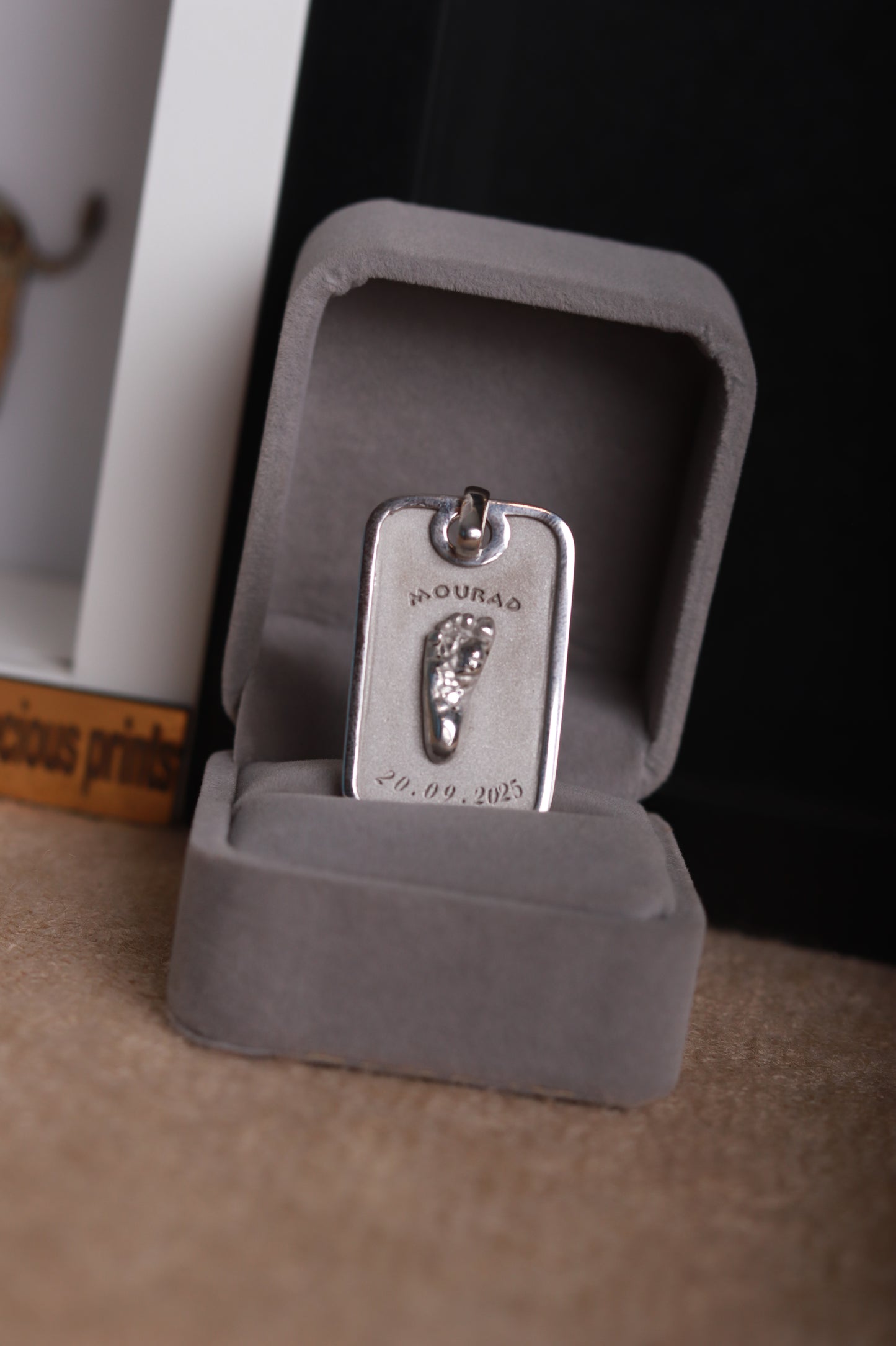 Silver Rectangular Pendant